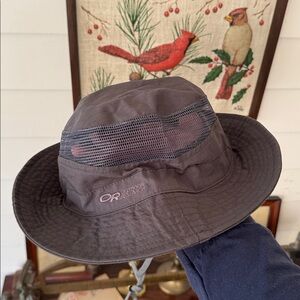 Outdoor Research Vented Bucket Hat, Gray sz Large